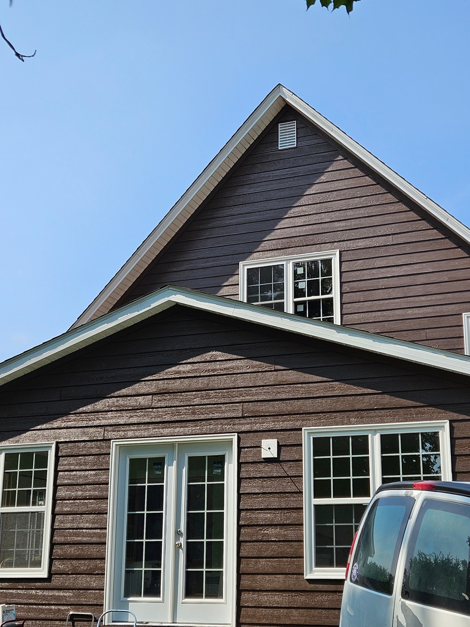 New shingle roof installation